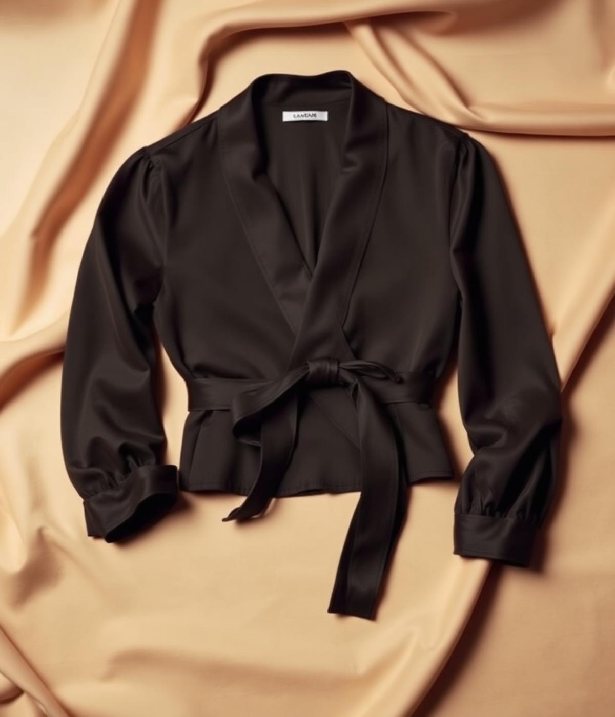 Kyoto Silk Wrap Blouse